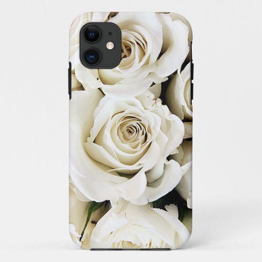 iPhone 5 Hoesje - Witte rozen (Achterkant)