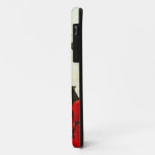 iPhone 5 hoesjes Rode Witte Oranje Tulp Bloemen (Achterkant/links)