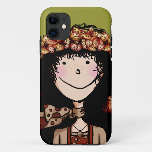 iPhone 5 ID-Hoesje, herfstmeisje Case-Mate iPhone Case (Achterkant)