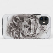 Iphone 5 ID - Skull with Crown of Thorns Case-Mate iPhone Case (Achterkant (horizontaal))