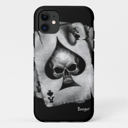 Iphone 5 ID - Sschedel van schoppen Case-Mate iPhone Case (Achterkant)
