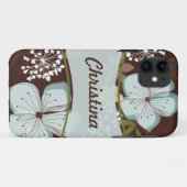 iPhone 5 Mate Barely There™ Hoesje Hawaiian Flowe (Achterkant (horizontaal))