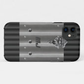 iPhone 5 Metaal look Chrome Case-Mate iPhone Case (Achterkant (horizontaal))