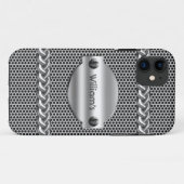 iPhone 5 Metaal look Chrome Heren Case-Mate iPhone Case (Achterkant (horizontaal))