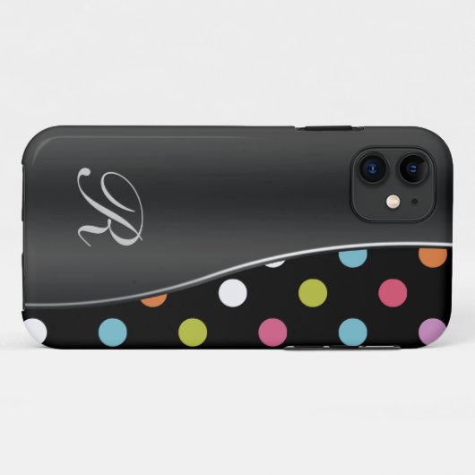 iPhone 5 Monogram Hoesjes Modern (Achterkant (horizontaal))