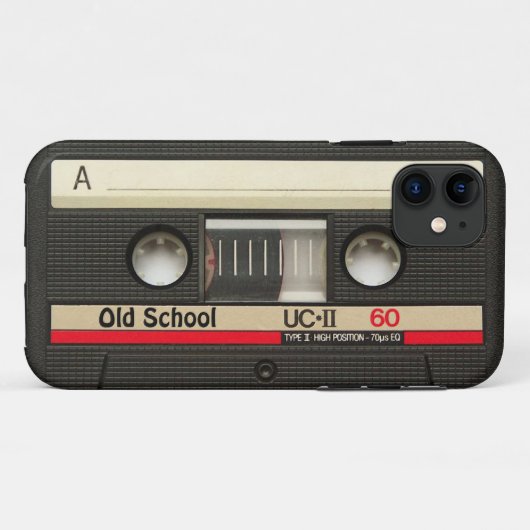 iPhone 5 Old School Cassettebandje Hoesje Retro (Achterkant (horizontaal))
