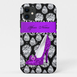 iPhone 5 Paarse hoge hak schoen Case-Mate iPhone Case