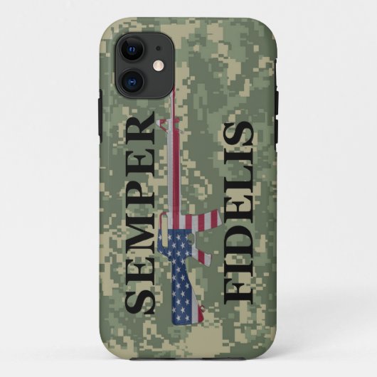 iPhone 5 Semper Fidelis Green Camo Case-Mate iPhone Case (Achterkant)
