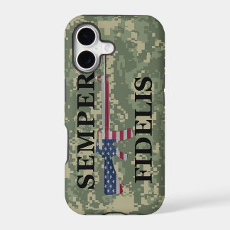 iPhone 5 Semper Fidelis groene camouflage