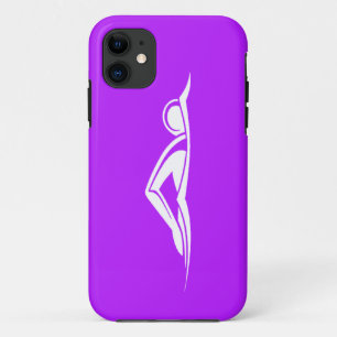 iPhone 5 Swim Logo Paars iPhone 11 Hoesje