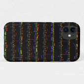 iPhone 5 vellen muziekregenboog Case-Mate iPhone Case (Achterkant (horizontaal))