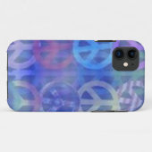 IPHONE 5 VREDES TEKENS DESIGNER HOESJES - BLAUWE C (Achterkant (horizontaal))