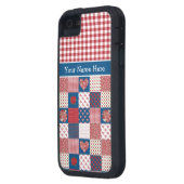 iPhone 5 Xtreme Hoesje aan Personaliseer: Harten,  (Achterkant Links)