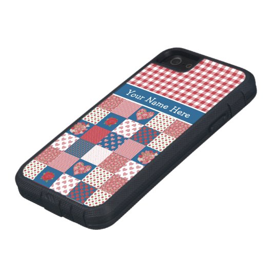 iPhone 5 Xtreme Hoesje aan Personaliseer: Harten,  (Onderkant)