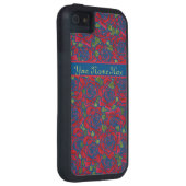 iPhone 5 Xtreme Hoesje aan Personaliseer: Harten,  (Back/Rechts)