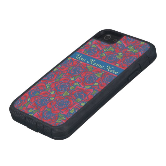 iPhone 5 Xtreme Hoesje aan Personaliseer: Harten,  (Onderkant)