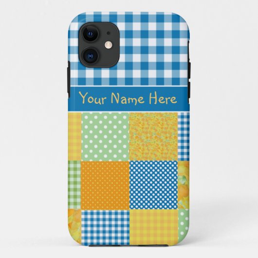iPhone 5 Xtreme-Hoesje om faux-patchwork te person Case-Mate iPhone Case (Achterkant)