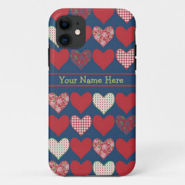 iPhone 5c Case om te personaliseren: harten en Roz