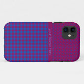 iPhone 5s Case-Mate Hoesje Plum, Blauw, Polka's, C (Achterkant (horizontaal))