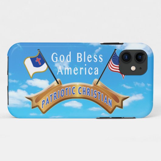 iPhone 5S Christelijke Hoesjes Patriottische iPhon (Achterkant (horizontaal))