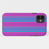 iPhone 5s-draagtas: magenta en heldere blauwe stre Case-Mate iPhone Case (Achterkant (horizontaal))