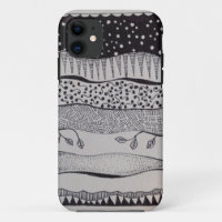 iPhone 5s hoesje met zwart-wit design