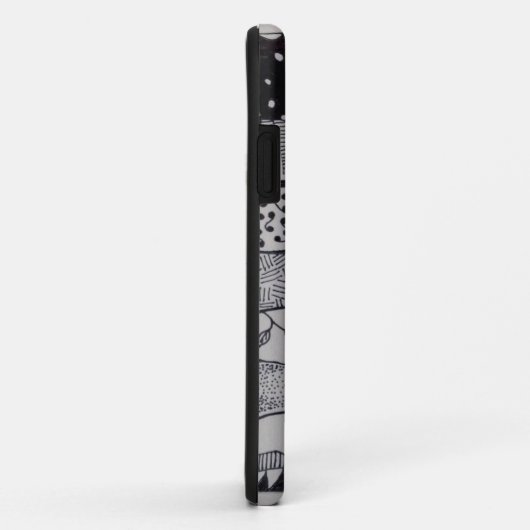 iPhone 5s hoesje met zwart-wit design (Achterkant/rechts)