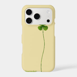 iPhone 6/6s hoesje met vierbladige klaver en lieve