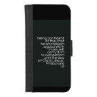 iPhone 6/6s Wallet Case Philippians 1:6
