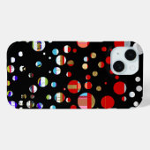 iPhone-6 gestippeld met kleuren Case-Mate iPhone Case (Achterkant (horizontaal))