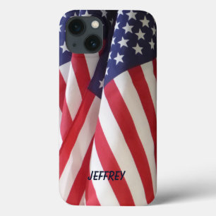 iPhone 6 Hoesje Amerikaanse vlaggen zwaar robuust