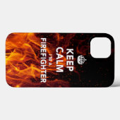iPhone 6 hoesje "Hou kalm ik ben brandweerman" Hoe (Achterkant (horizontaal))