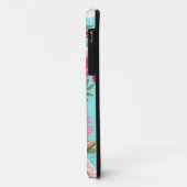 Iphone 6 Hoesje Rozen Girly Turquoise Floral (Achterkant/links)