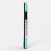 Iphone 6 Hoesje Rozen Girly Turquoise Floral (Achterkant/rechts)