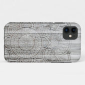 iPhone 6 Hoesje Wooden Mandala iPhone Case Wood (Achterkant (horizontaal))