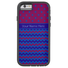 iPhone 6 hoesje Xtreme Hoesje: Paarse Chevrons