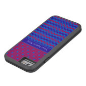 iPhone 6 hoesje Xtreme Hoesje: Paarse Chevrons (Bodem)