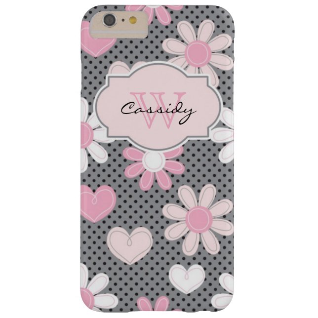 iPhone 6 Plus hoesje | Daisies | Polka Dots | Hoor (Achterkant)