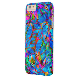 iPhone 6 Plus Hoesje Floral Abstract Glas in lood