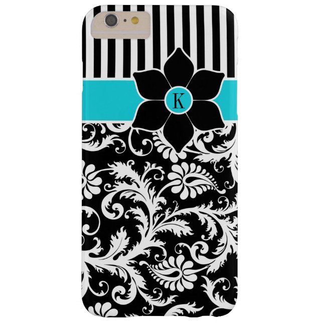 iPhone 6 Plus hoesje | Schade | Stripes | Turquois (Achterkant)