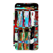 iPhone 6 Wallet Case Collapse Reflection Abstract Incipio iPhone Portemonnee Hoesje (Voorkant Agenda)