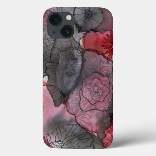 iPhone 7/8 zwart rode bessen telefoonhoesje Case-Mate iPhone Case (Achterkant)