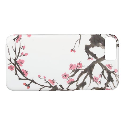 iPhone 7 hoesje Cherry Blossom Branch (Achterkant (Horizontaal))
