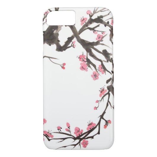 iPhone 7 hoesje Cherry Blossom Branch (Achterkant)