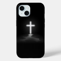 iPhone 7 hoesje - Christelijk kruis in de mist
