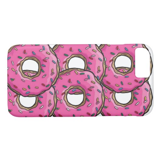 iPhone 7 hoesje - donut (Achterkant (Horizontaal))