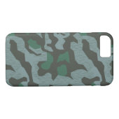 Iphone 7 hoesje Duitse WWII Camouflage Splinter A (Achterkant (Horizontaal))