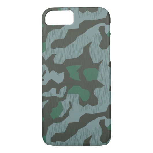 Iphone 7 hoesje Duitse WWII Camouflage Splinter A (Achterkant)