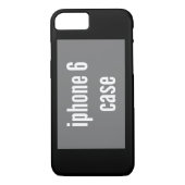 iPhone 7 Hoesje horizontale Sjabloon (Achterkant)