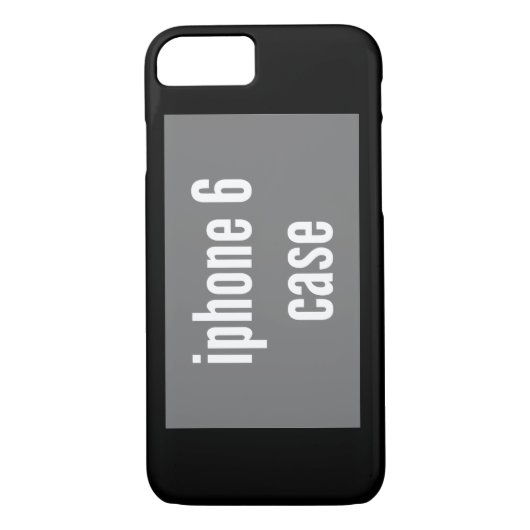 iPhone 7 Hoesje horizontale Sjabloon (Achterkant)